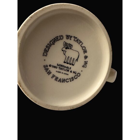 Taylor & Ng 1983  Minimals Moose Ceramic Mug - Picture 6 of 7